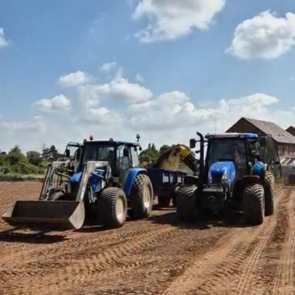 Construction of Sports Pitches at new school